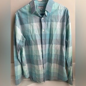 Express - men’s short, fitted, size large, 16-16.5